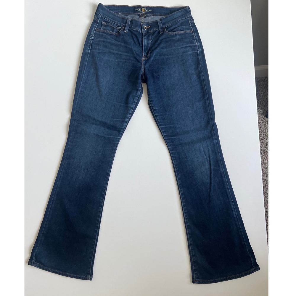 Lucky Brand Sweet N Low Bootcut Jeans Dark Wash Denim Size 8 29 Regular